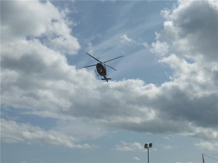 Helicopters landing at Dawlish Warren 005